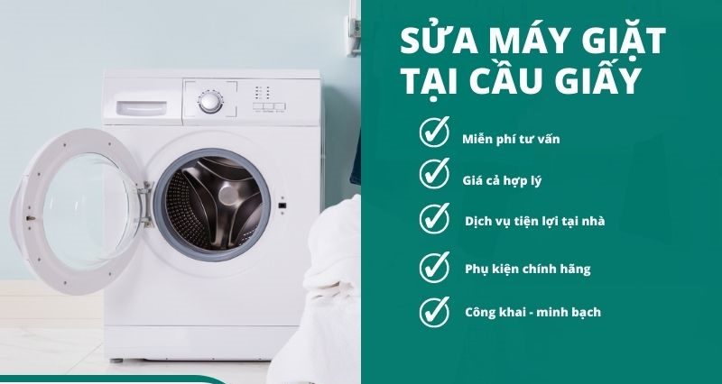 Ưu điểm của dịch vụ sửa máy giặt tại Cầu Giấy - dichvu3mien