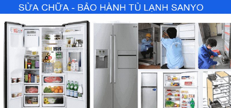 Các lỗi thường gặp khi sửa tủ lạnh Sanyo tại nhà