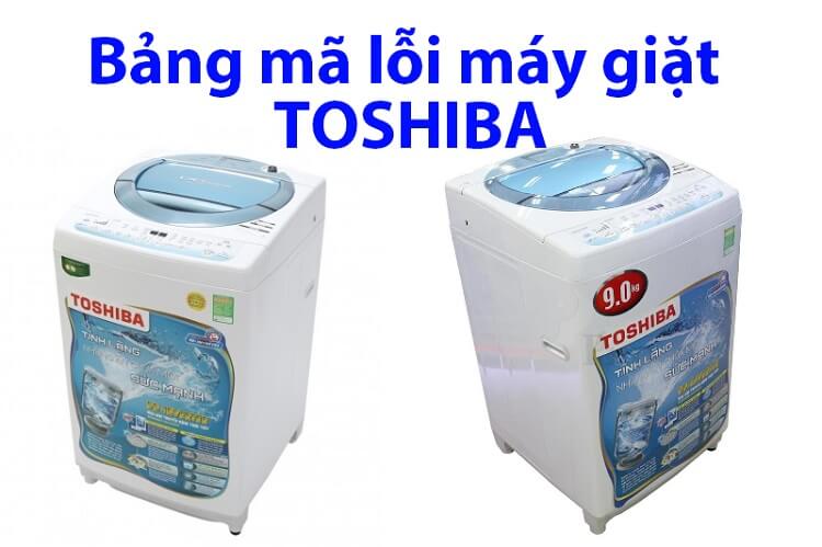 Lỗi E3 máy giặt Toshiba