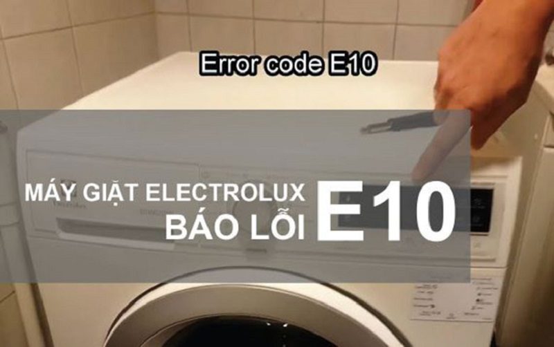 Cách xóa mã lỗi máy giặt Electrolux