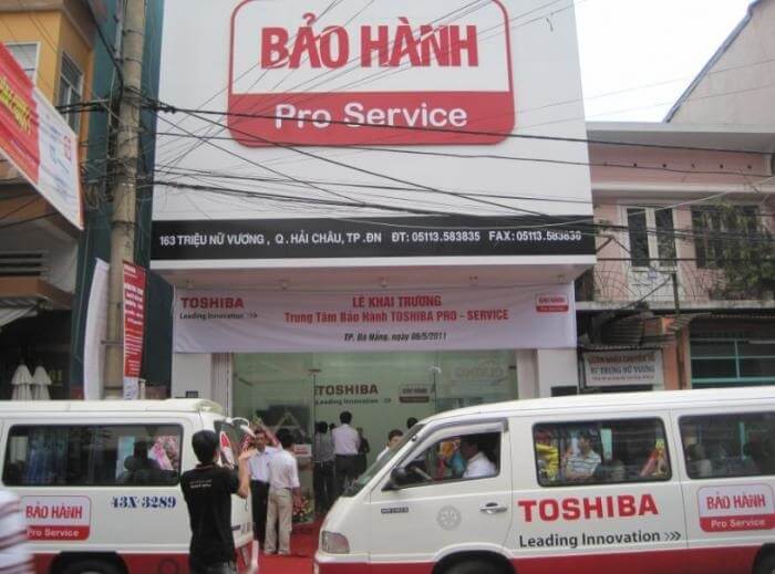 Địa chỉ trung tâm bảo hành Toshiba toàn quốc