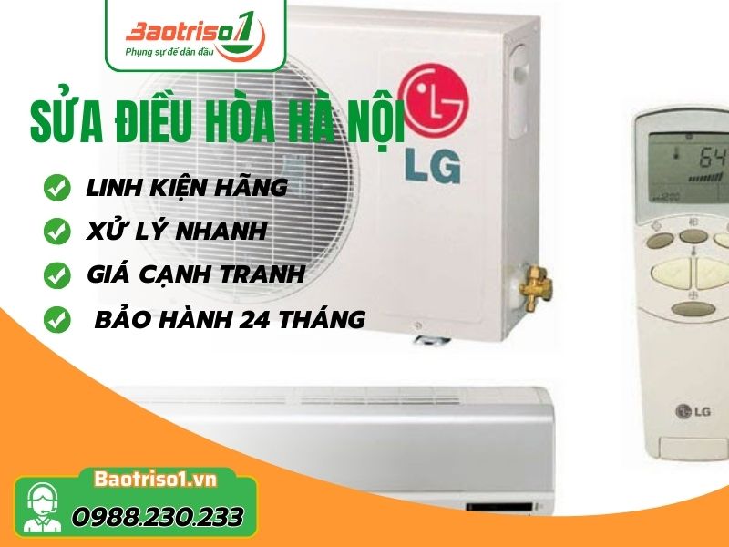 Dịch vụ sửa điều hòa Hà Nội - Uy tín - Giá rẻ