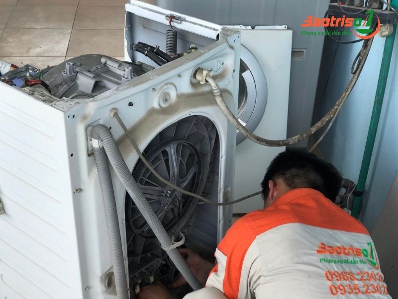 Quy trình sửa máy giặt Sanyo tại Hà Nội chuyên nghiệp